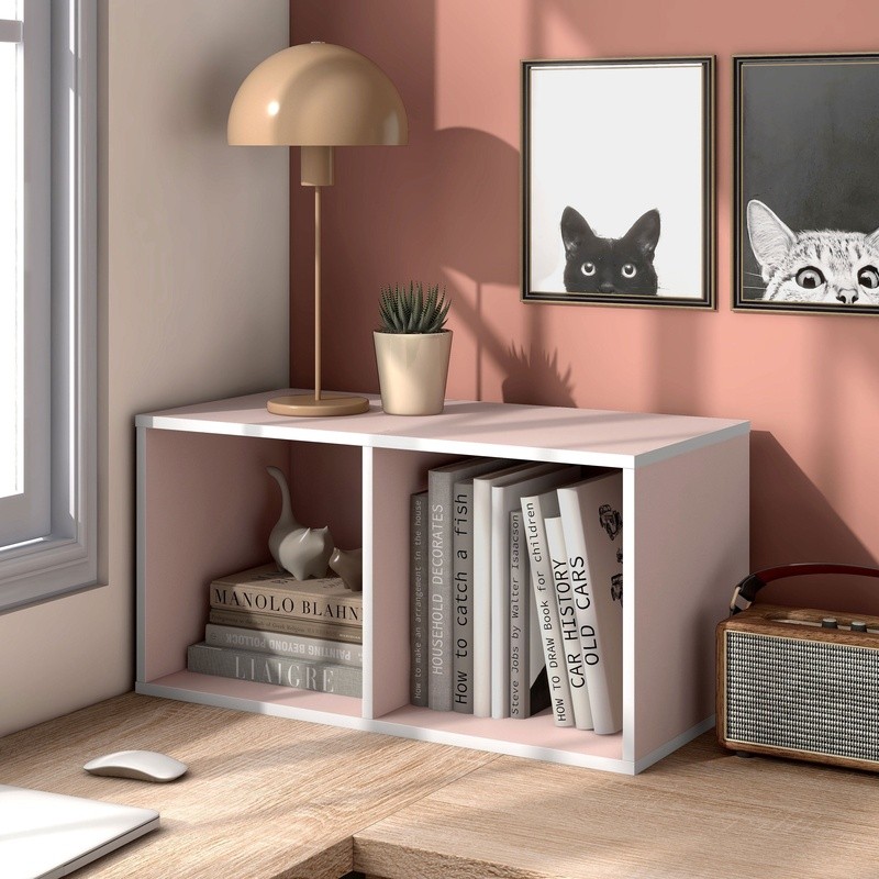 Stackable Cube Storage Shelves Modern Bookcase Organizer Office Kids Room New