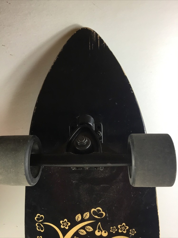 Quest Longboard Skateboard 44" Cruiser Twisted Cherry Tree Design Smooth Wheels