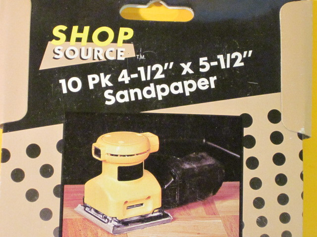 Shop Source Variety 1/4 Sheet Sandpaper - 10 Pack