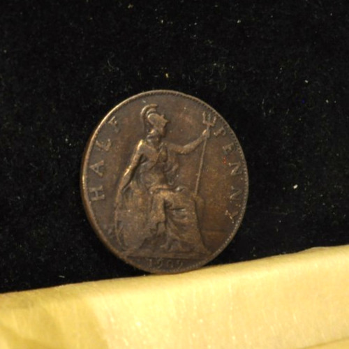 Great Britain 1909 Half Penny VF [202-3]