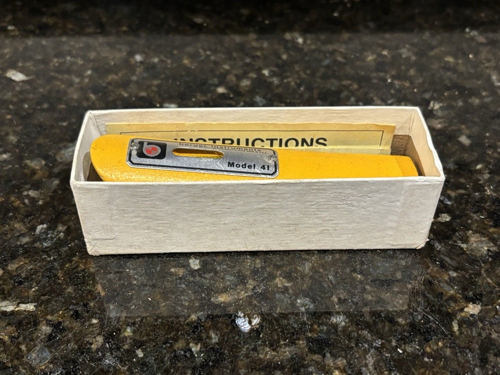 Berger Instruments Model 41 Pocket Sighting Level
