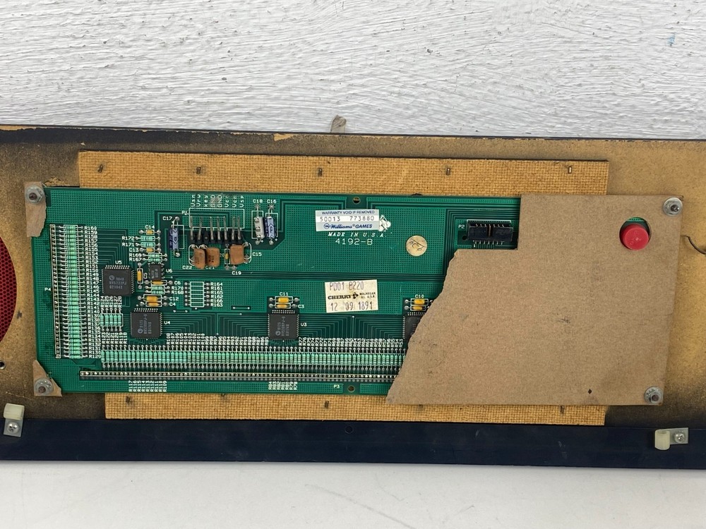 WILLIAMS TERMINATOR 2 Judgment Day Pinball Machine Speaker Panel Arcade PCB Game