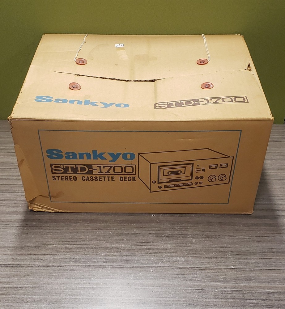 Sankyo STD-1700 Cassette Deck Stereo Vintage 1970s Dolby System + Box - READ