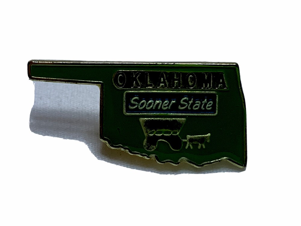 OKLAHOMA STATE LAPEL PIN NEW