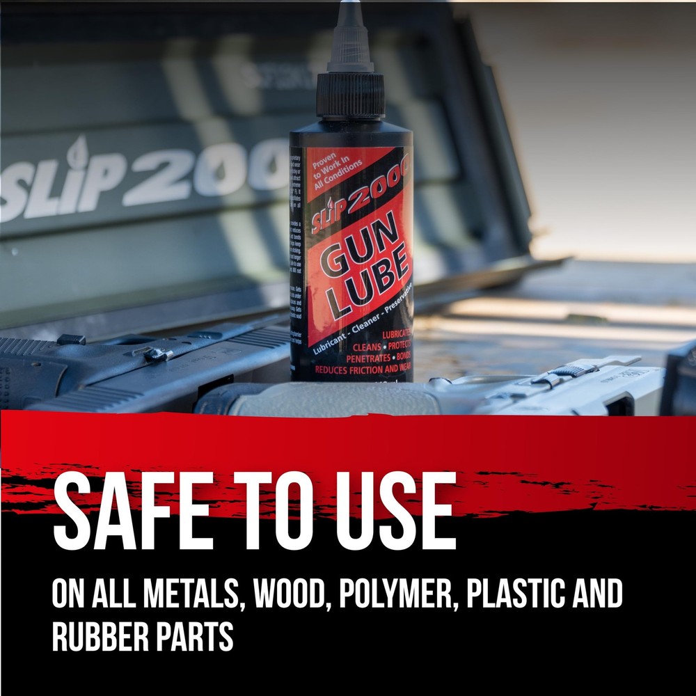 Slip 2000 Gun Lube Buddy Pack, Squeeze Bottle with Needle Tip Applicator for ...
