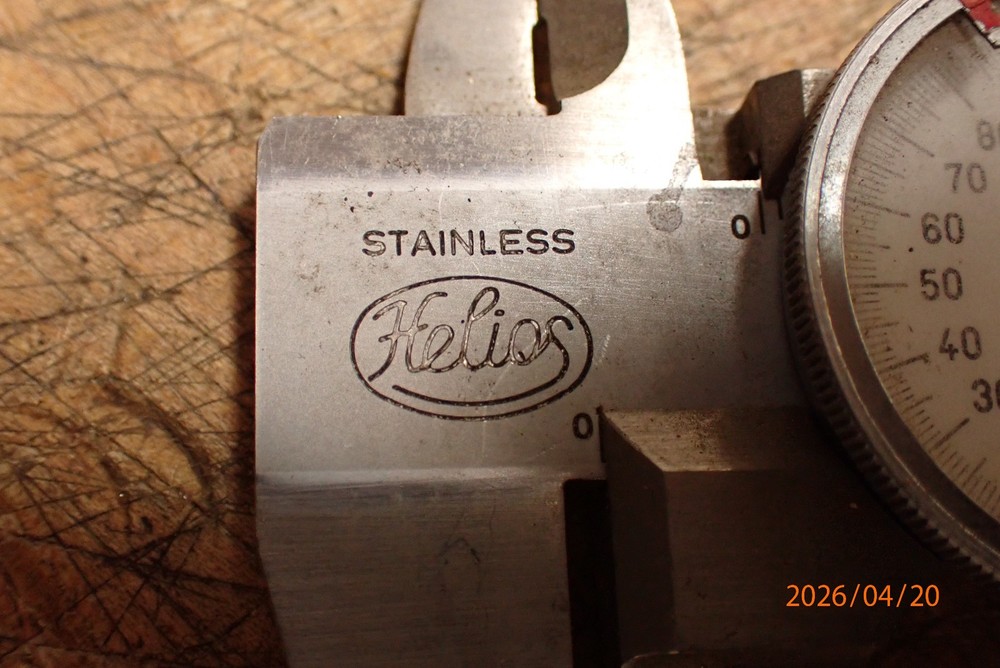 OLDER GERMAN MADE HELIOS 6" DIAL CALIPERS MACHINIST TOOL