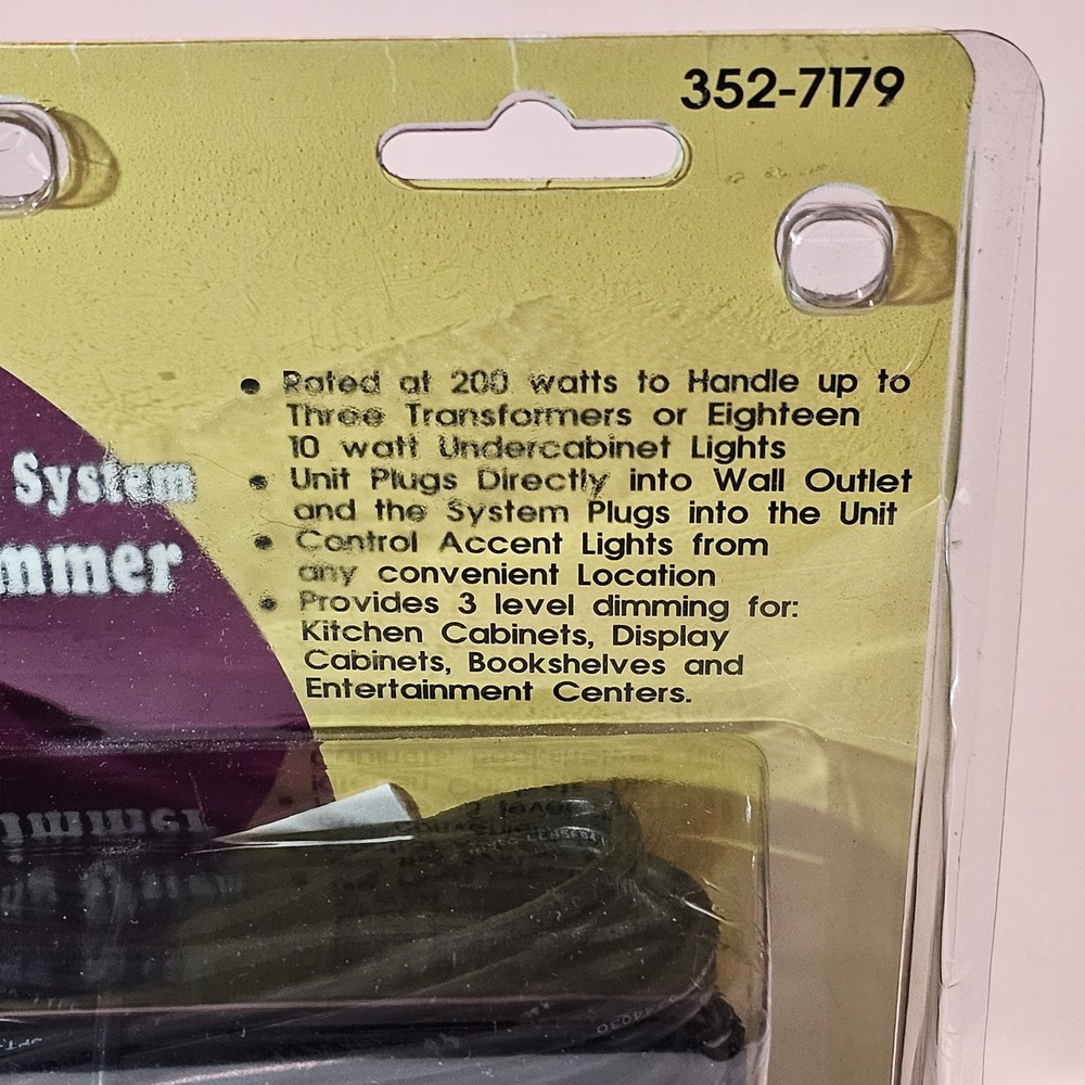 Quantum Lighting Undercabinet Halogen Lighting System Touchpad Dimmer 352-7179