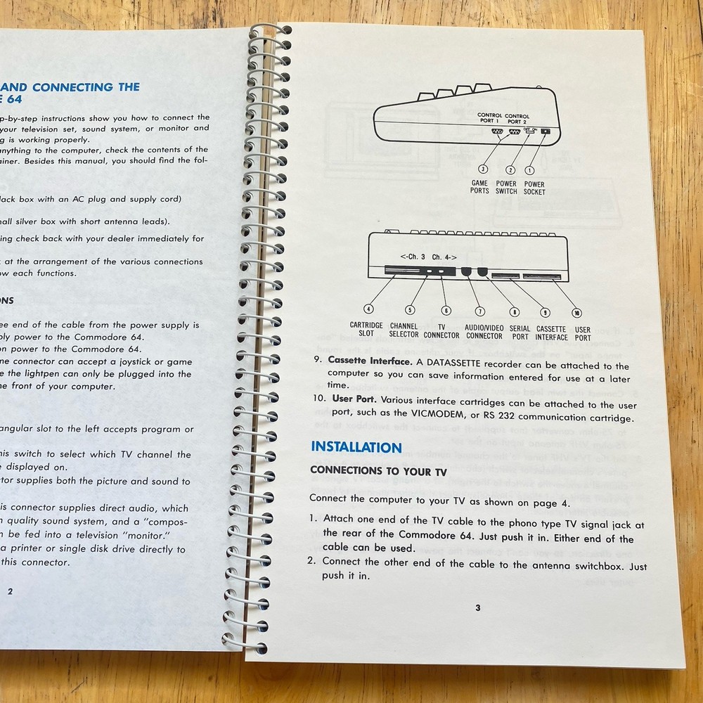 EXCELLENT CONDITION Vintage Commodore 64 User's Guide Book First Edition 1984