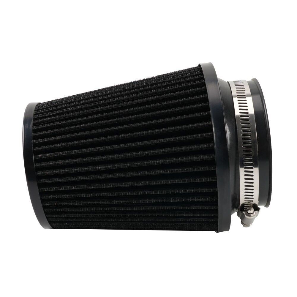 2PCS 3"76mm High Flow Inlet Dry Air Filter Cold Air Intake Cone Replacement