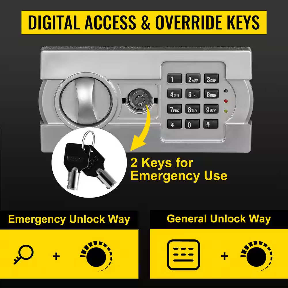 Digital Depository Safe Carbon Steel Electronic Code Lock Depository Safe with D