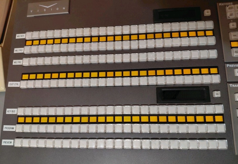 Ross Video Vision 2 Control Panel V2MP-001 - Powers On - Very Nice - UNTESTED