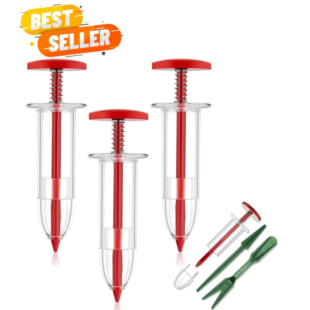 Lightweight Handheld Seed Planter & Transplanter Tools for Effortless Sowing