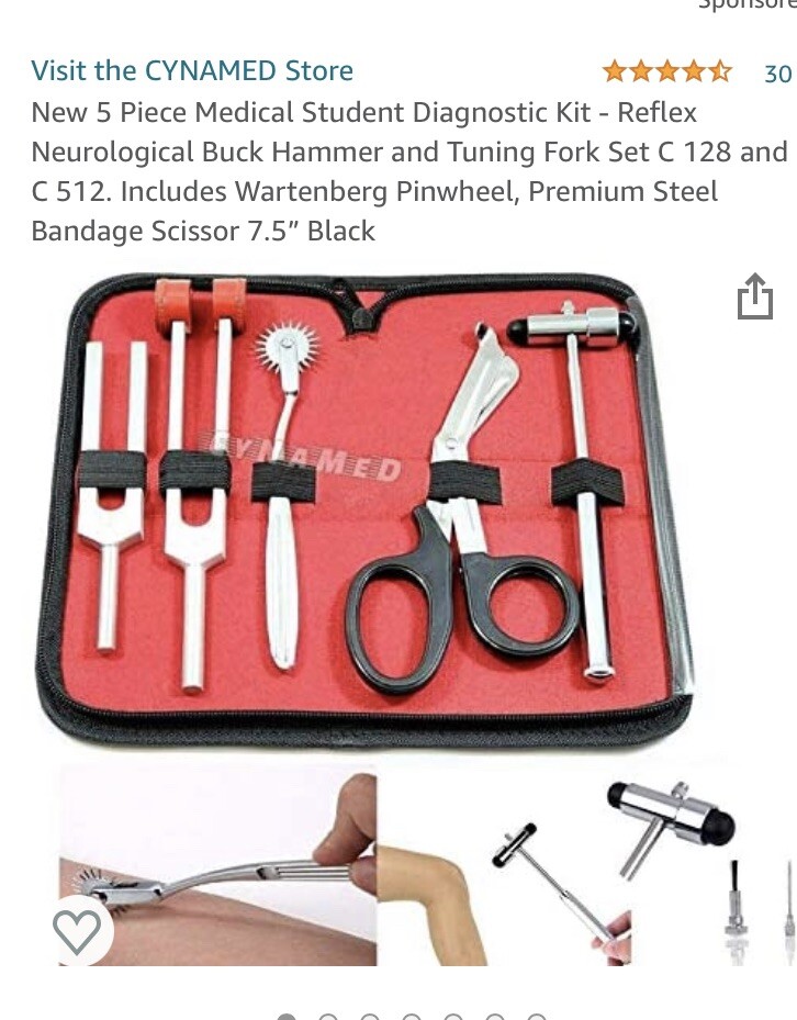 Cynamed Reflex testing kit