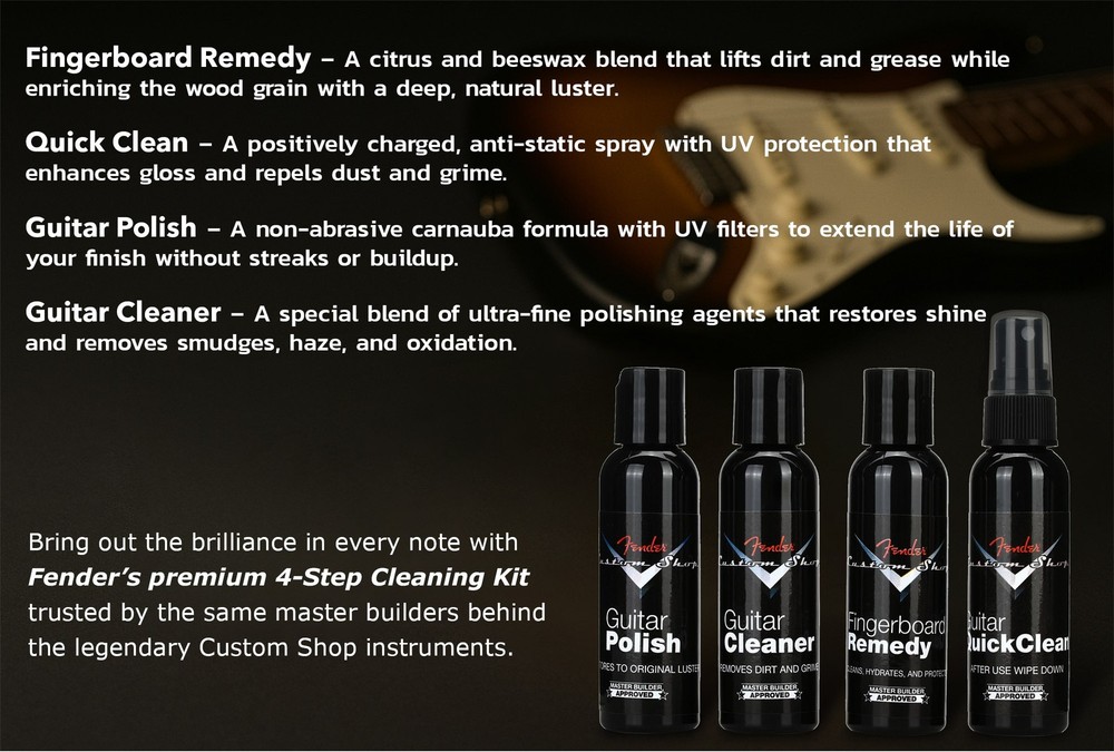 Fender Guitar Super Care Kit w/ Microfiber Cloths