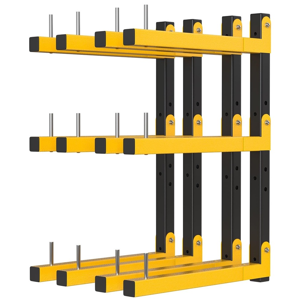 Lumber Rack Wall Mount Storage Racks Folding Wood Organizer Heavy Duty Shelf ...