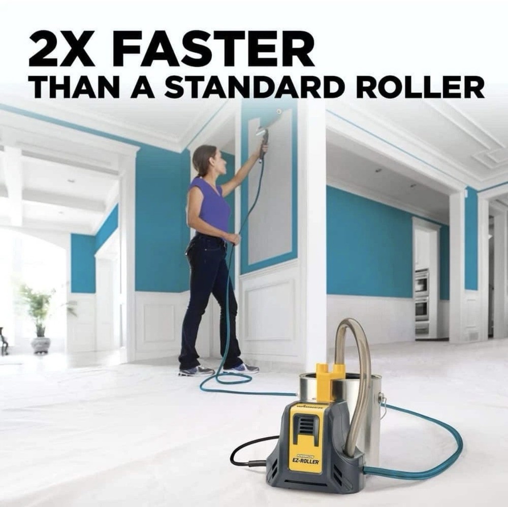 Wagner PowerFlow EZ Roller 9 in. Roller & Direct Feed Multi Room Electric System