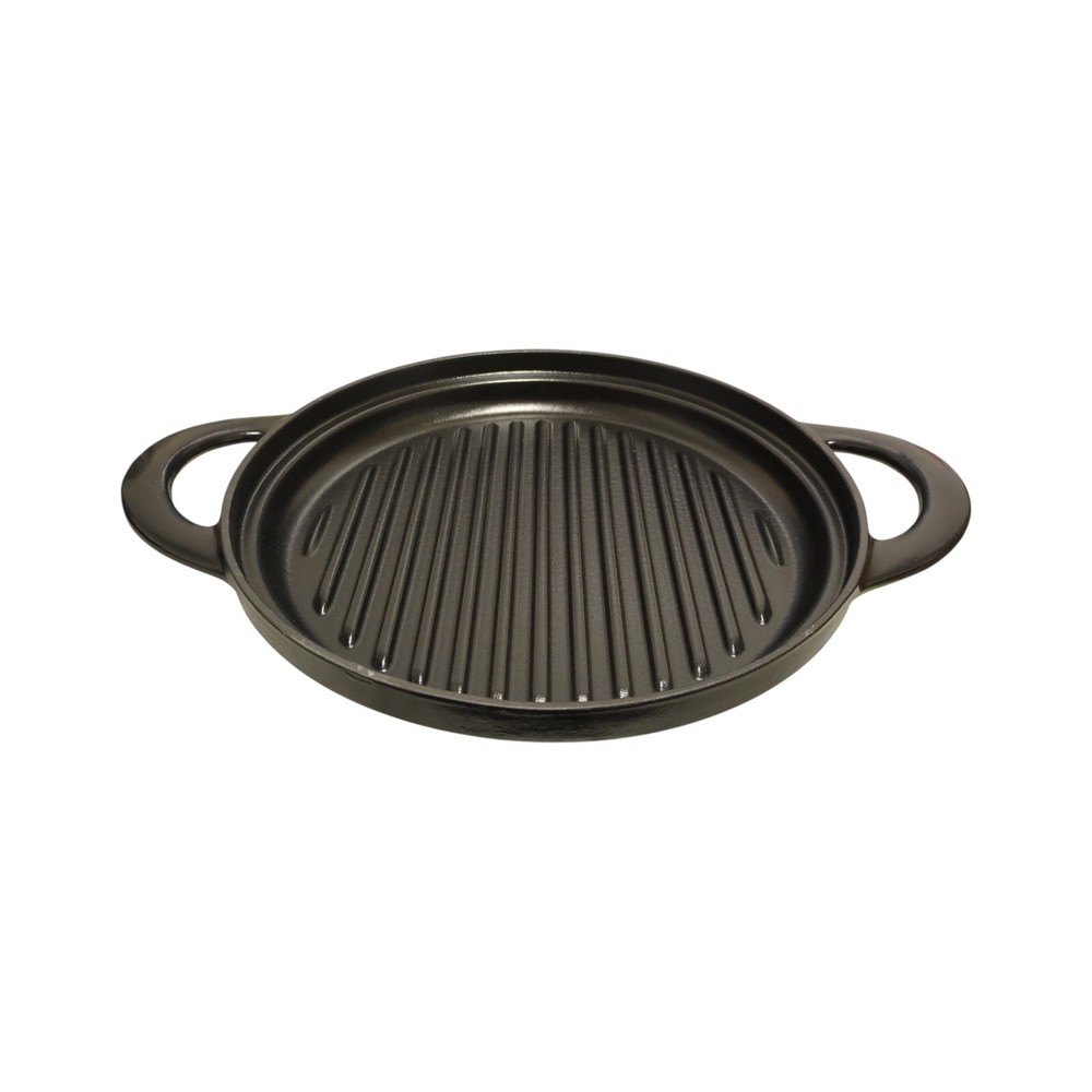 Tramontina 4 Piece Stackable Enamel Cast Iron Cookware Set, Black