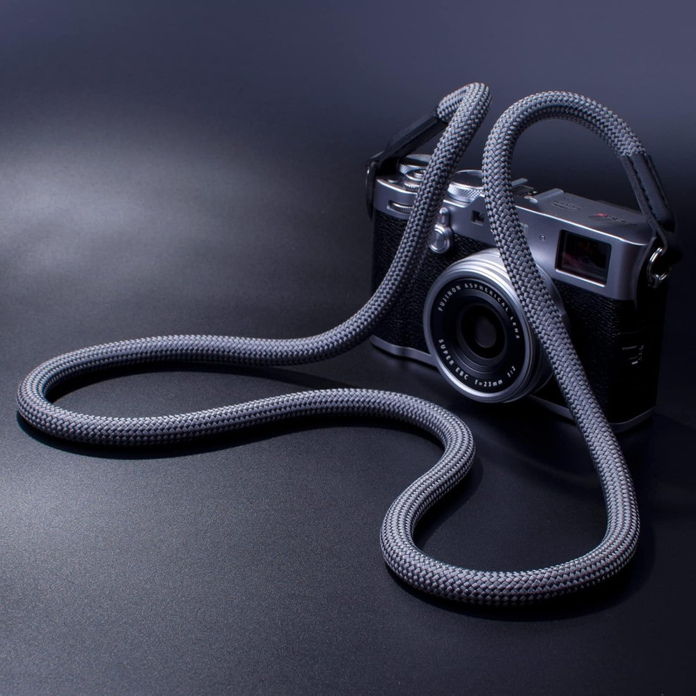 Camera Strap,Climbing Rope Camera Strap for Round Hole Interface DSLR SLR Gray