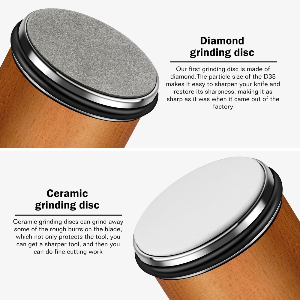 AIERLIAN Knife Sharpener Tool, Rolling Knife Sharpener Kit, Knife Sharpening ...