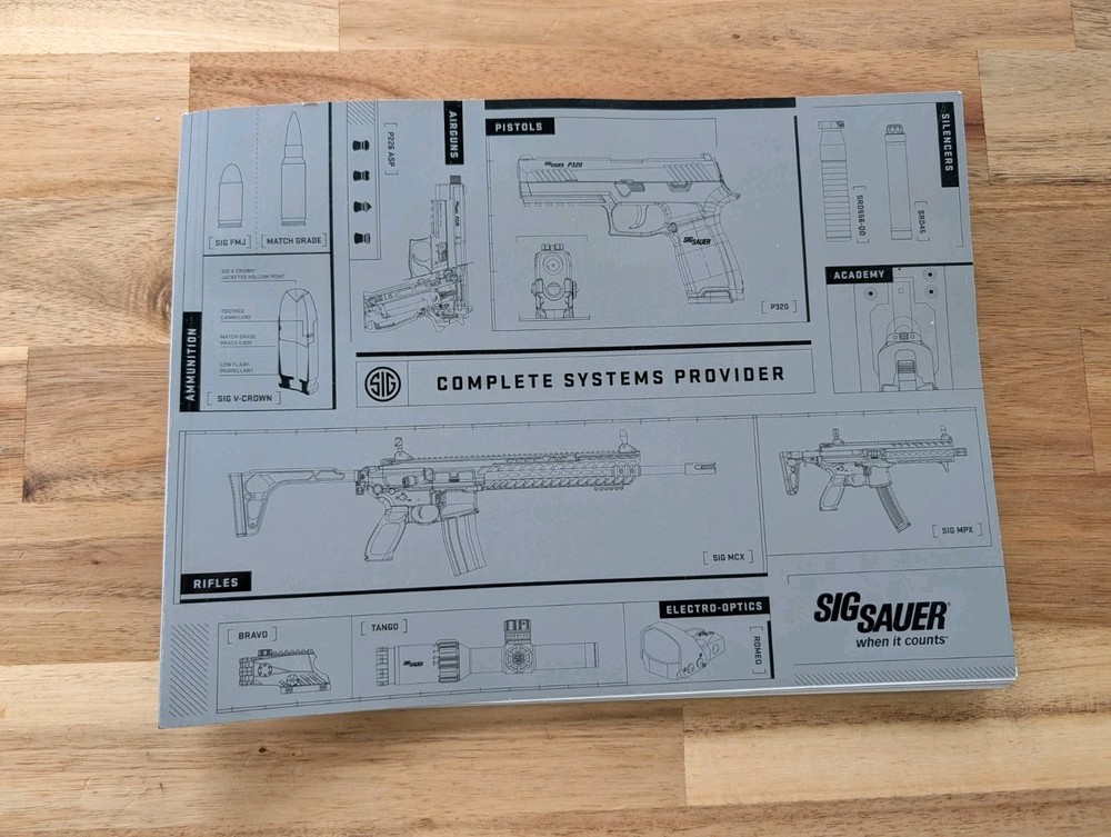 2016 SIG SAUER – COMPLETE SYSTEMS PROVIDER Gun Catalog