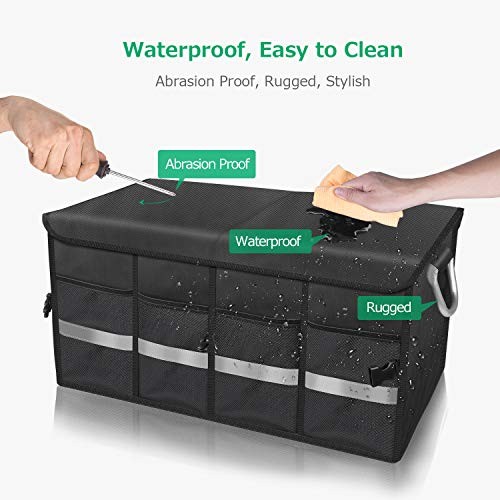 Trunk Organizer Cargo Organizer Trunk Storage Waterproof Collapsible Durable