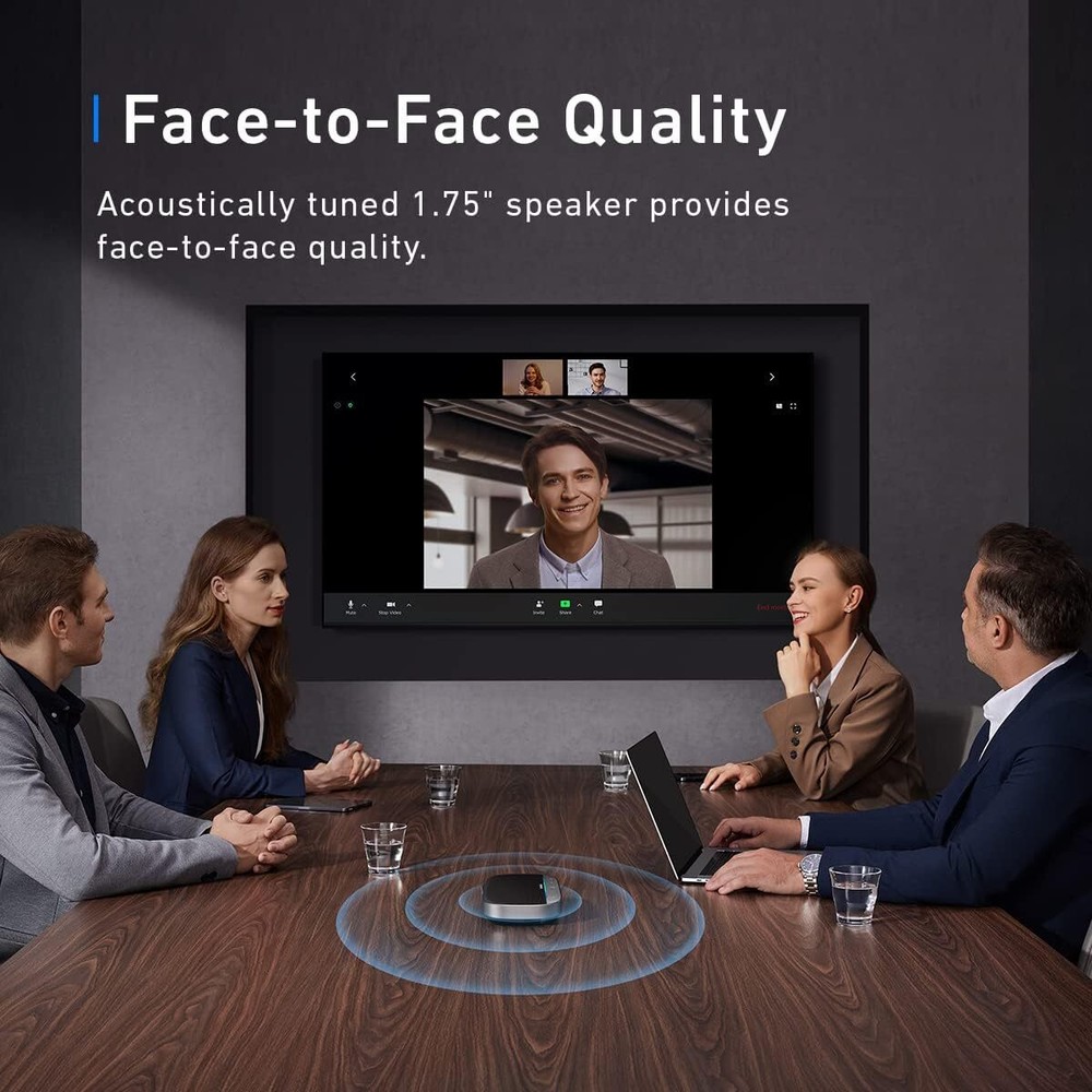 AnkerWork SR500 Conference Speaker 8 Microphone Deep Learning 48kHz for Meeting