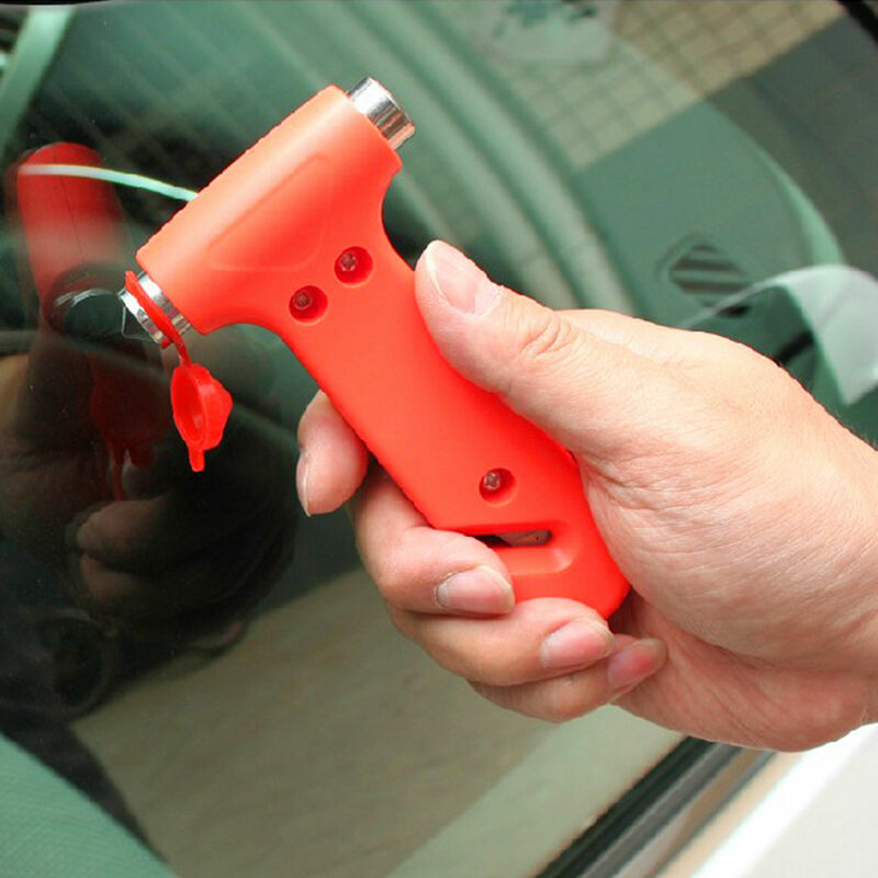 Multi-function Emergency Safety Hammer Car Window Seat Safety Belt Cutter Tool
