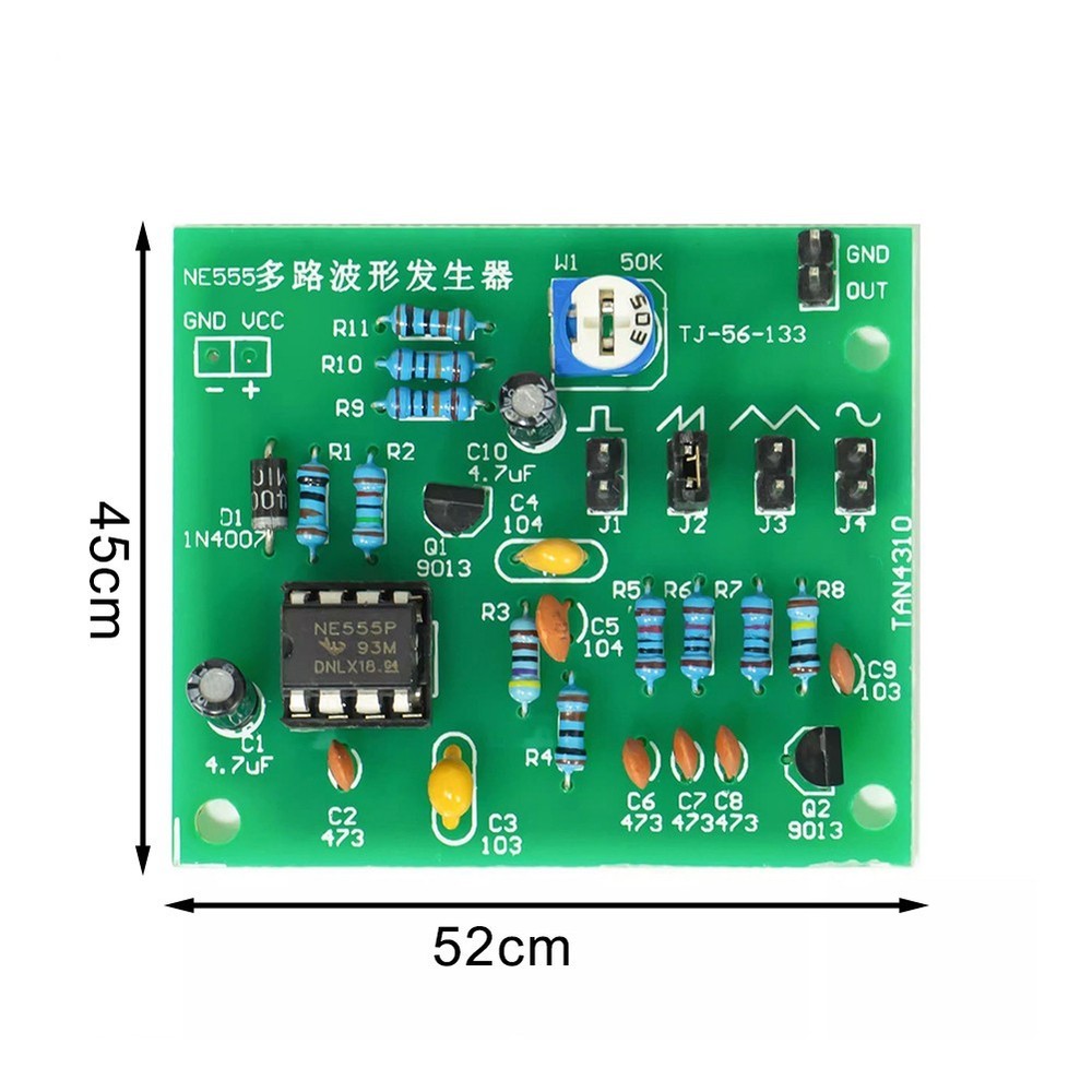 Multichannel NE555 Waveform Generator DIY Electronics Component Kit Set