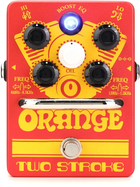 Orange Two Stroke Boost EQ Pedal