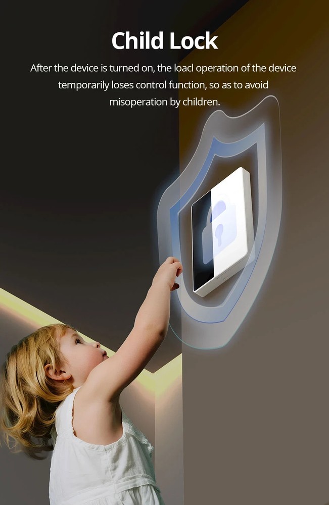 ZigBee Custom Display Name Smart Push Light Switch/AU SAA RCM/Apple Alexa Google