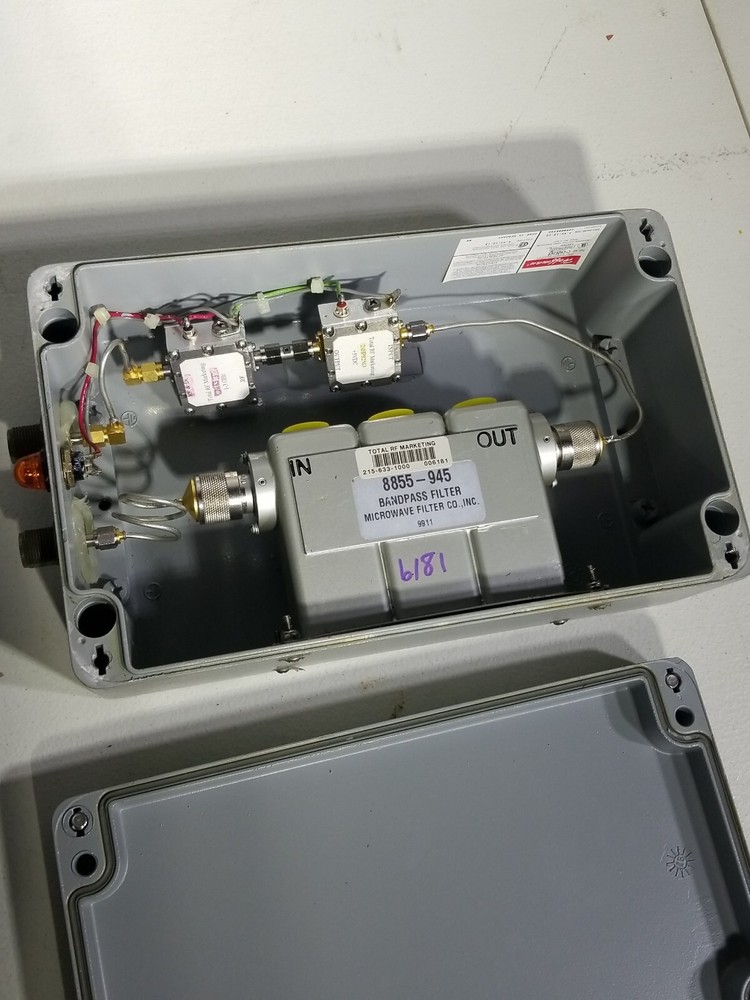 Filter/LNA Modules in Hoffman Steel Boxes (x2)