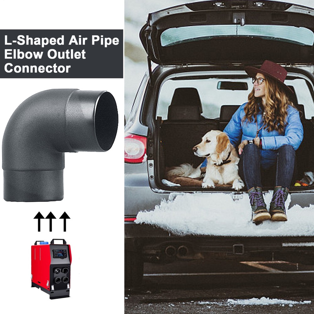 60mm Ducting Pipe Elbow Outlet L Connector For Parking Air Diesel Heater Part