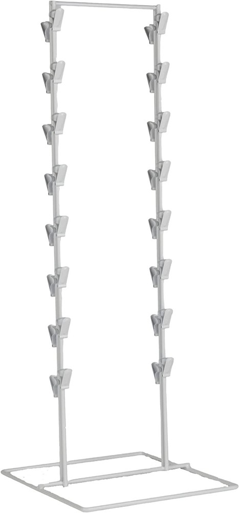 Spring Clip Rack Countertop Chips Candy Snacks White Metal Double Sided