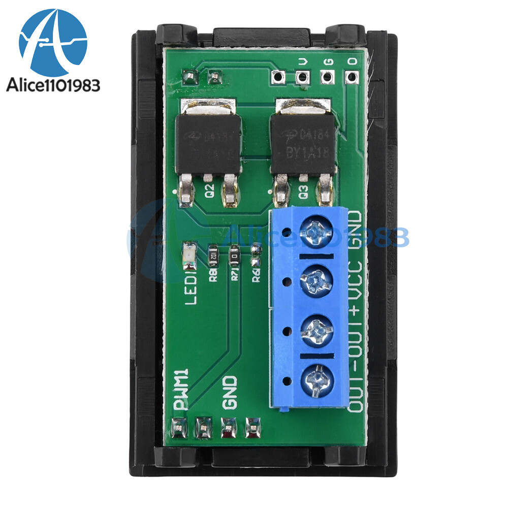 DC4-28V Digital LED PWM Speed Controller Frequency Tester Duty Cycle Adjustable