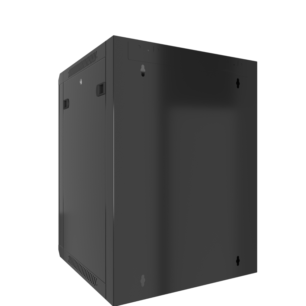 Sysracks - 15U Network Rack Wall Mount - Locking Server Cabinet – 18-Inch Depth-