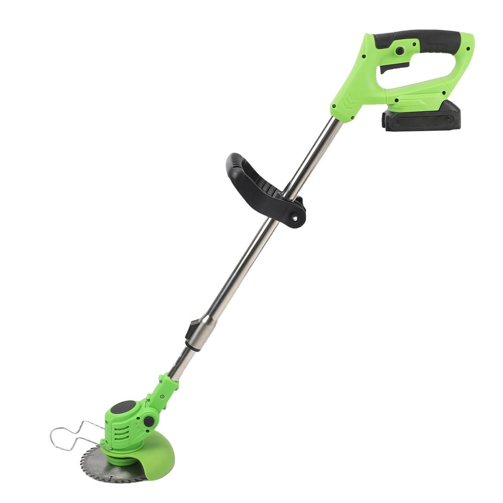 Cordless String Trimmer Brushless Electric Grass Cutter with Telescopic Handle