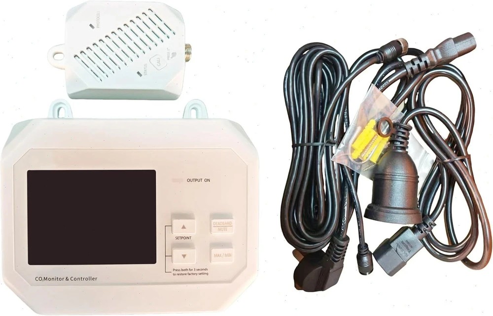 Fixed Carbon Dioxide Controller with Range 0-9999ppm Real-timealarm Detection