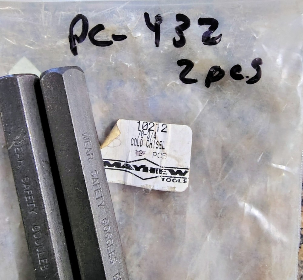 🗽MAYHEW TOOLS 3/4" X 7" COLD CHISEL SET OF 2