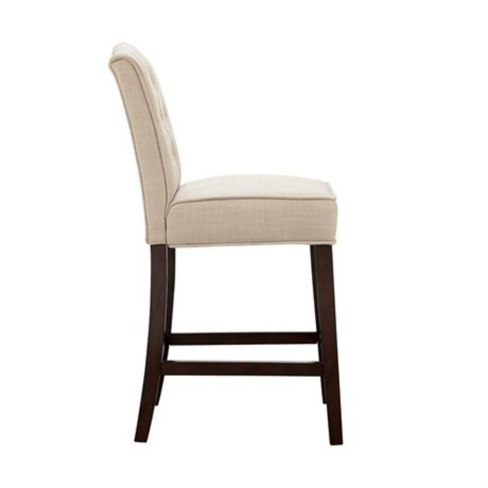 Madison Park Marian Tufted Counter Stool Tan See below