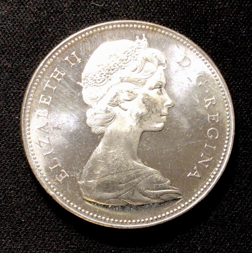 1965 Canada Silver 1 Dollar! ENN Coins