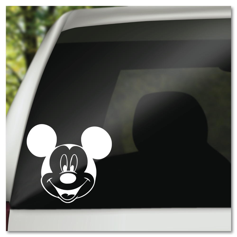 6" Classic Mickey Mouse Face Disney Vinyl Decal Sticker
