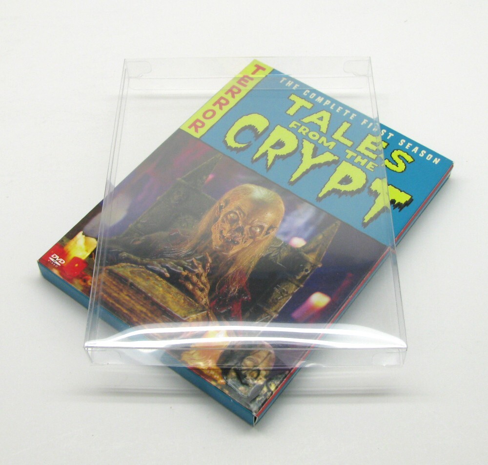 25x DVD FULLSLIP SMALL (SIZE DV4) -CLEAR PLASTIC PROTECTIVE BOX PROTECTOR SLEEVE