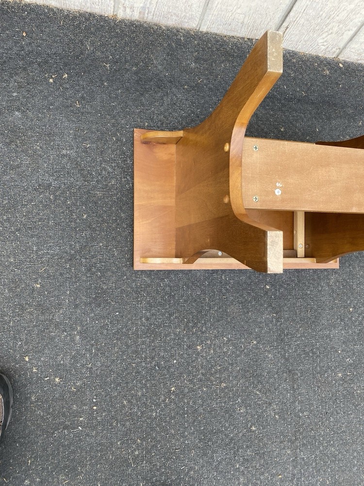 66601 Solid Oak Footstool Bench Stool