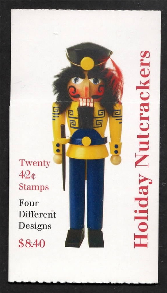 #BK306 COMPLETE HOLIDAY NUTCRACKERS BOOKLET Unopened. MNH