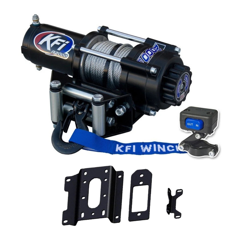 KFI UTV 2000lbs Winch A2000 & Mount 101670 Kit ALL Caterpillar CUV85
