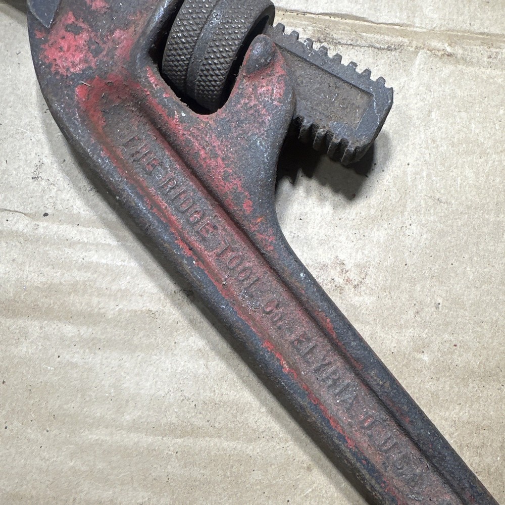 RIDGID # E-18 Hex Offset Pipe Wrench Smooth Jaw MADE IN USA