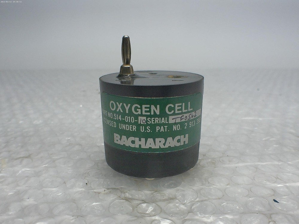 BACHARACH 514-010-10 OXYGEN CELL SENSOR UNMP