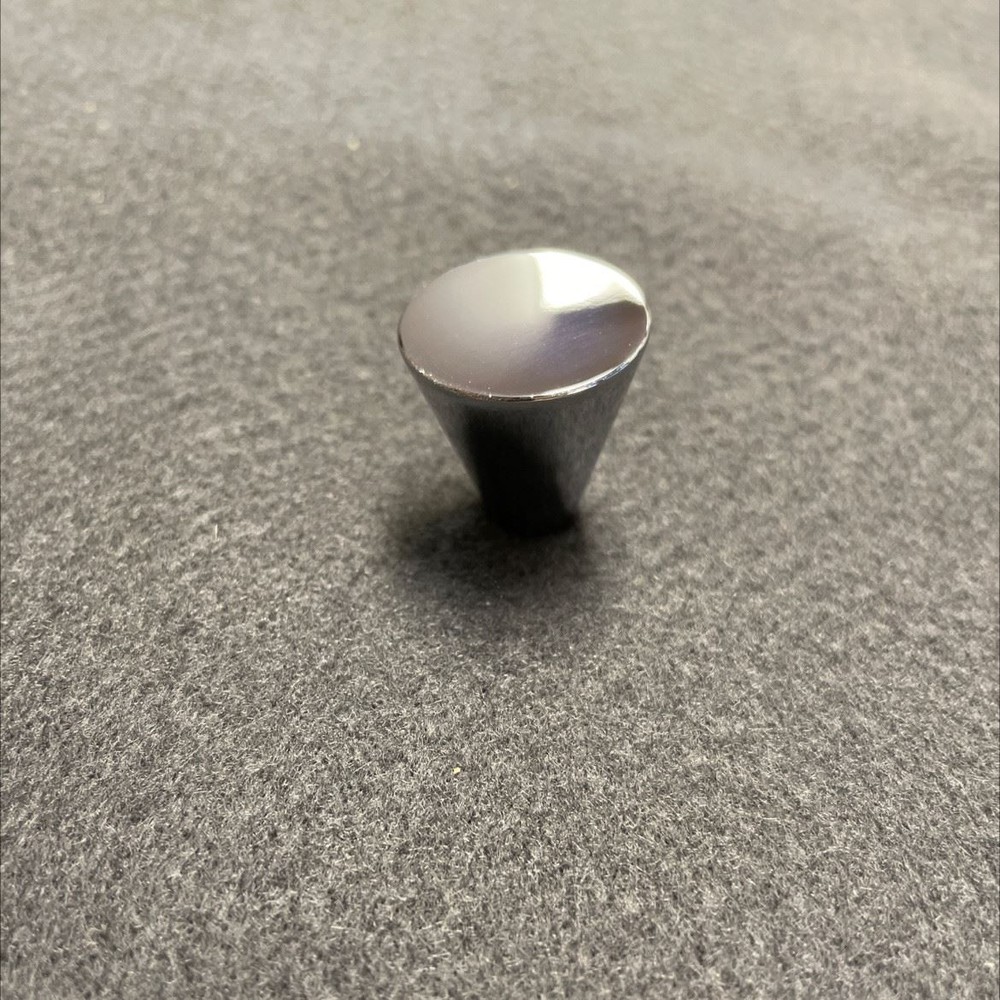 AS-IS 1" Delano Cone Knob Chrome