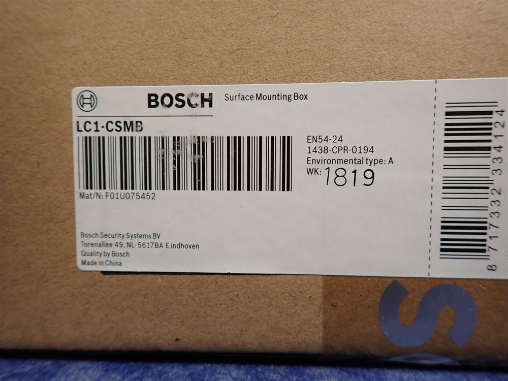 Bosch LC1-CSMB Surface Mounting Box for LC1 Ceiling Loud Speaker (R18)