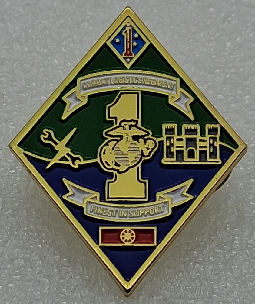 USMC Combat Logistics Regiment CLR-1 Pin